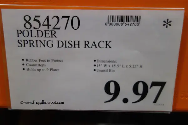 Polder Spring Dish Rack Costco Price