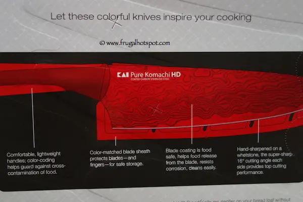 Kai Pure Komachi Knife Set Costco