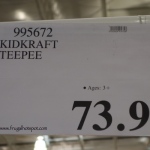 Kidkraft Deluxe Play Teepee Costc Price