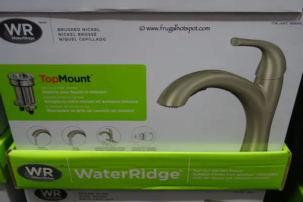 WaterRidge Brushed Nickel Pull-Out Kitchen Faucet Costco