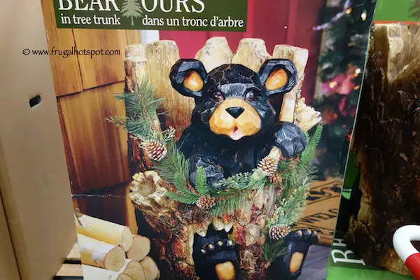 Bear in Tree Trunk Costco