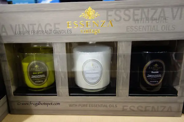 Essenza Vintage Fragrant Candles 3-Pack Costco