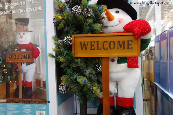 40" Fabric Snowman Greeter Costco