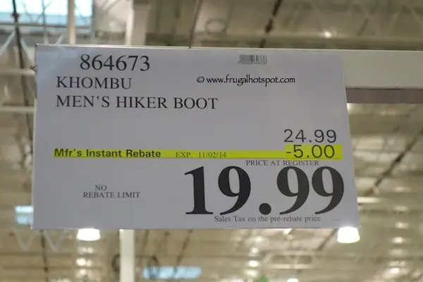 khombu hiking boots costco