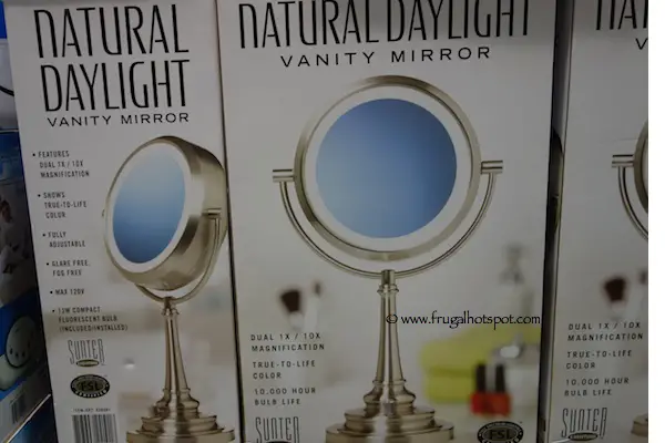 Sunter Natural Daylight Vanity Mirror Costco