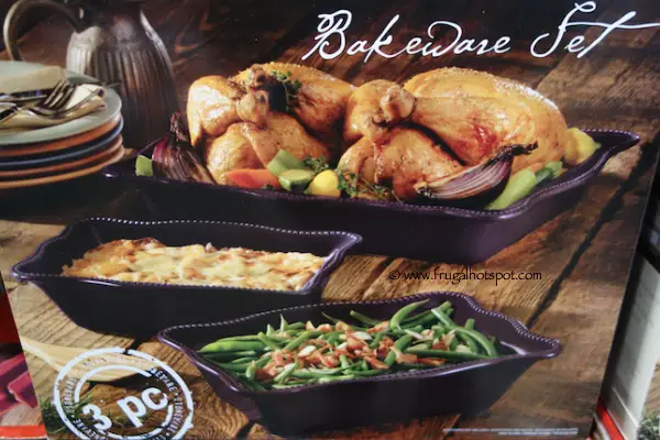 3 Piece Stoneware Bakeware Set Costco