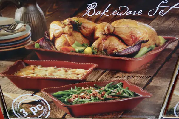 3 Piece Stoneware Bakeware Set Costco