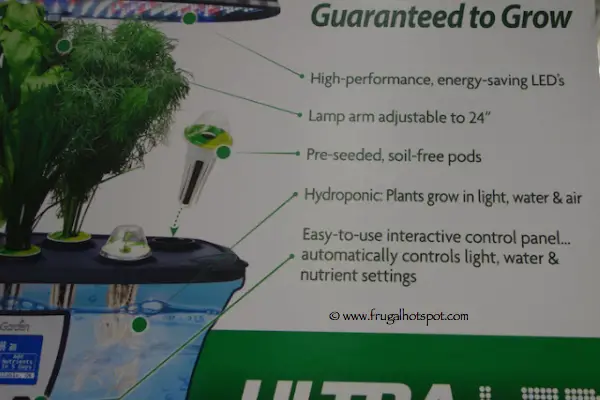 Aerogarden Ultra LED Soil Free indoor Garden Costco