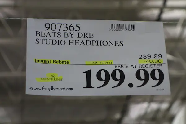 Beats by Dre Studio Headphones Costco Price