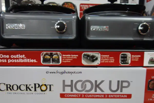 Crock Pot Hook Up 2 Piece Connectable System Costco