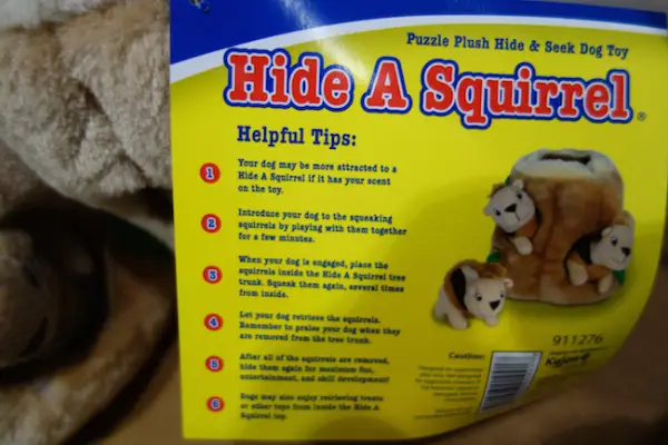 Hide A Squirrel Dog Toy