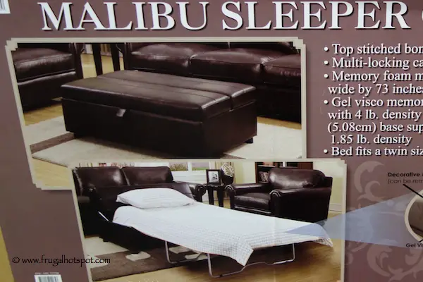 Costco Synergy Malibu Twin Sleeper Ottoman, Twin Hide A Bed Ottoman