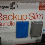 Seagate 2TB Backup Slim Portable Hard Drive Bundle Costco