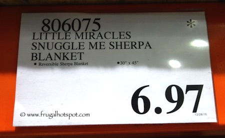 Little Miracles Snuggle Me Sherpa 2-Piece Blanket & Plush Set Costco Price