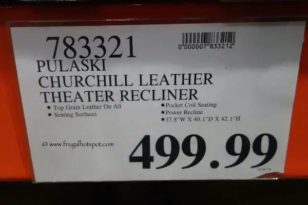 Pulaski Churchill Home Theatre Power Recliner Costco Price