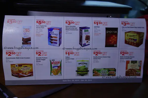 Page 9. Costco Coupon Book: December 30, 2014 - January 25, 2015.