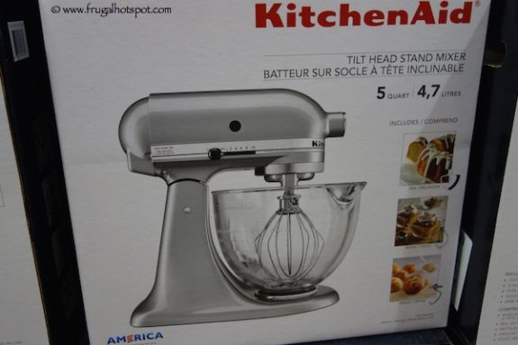 KitchenAid 5 Quart Tilt Head Stand Mixer With Glass Bowl at Costco