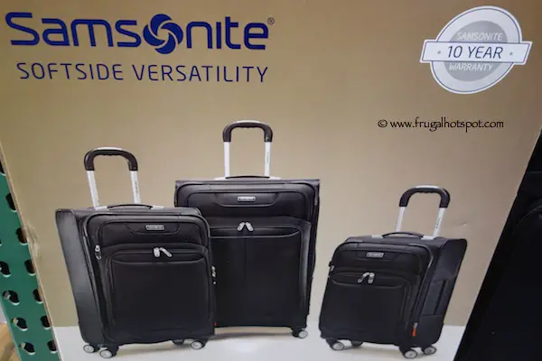 Samsonite 3-Piece Softside Spinner Luggage Set Costco