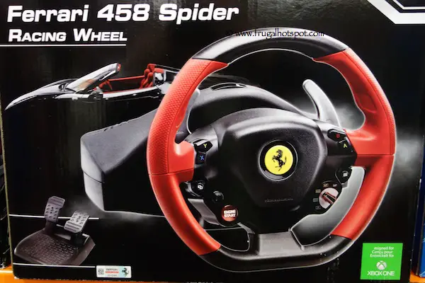 Thrustmaster XBox One Licensed Ferrari 458 Spider Racing Wheel Costco