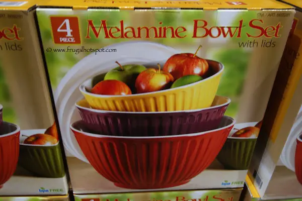 Pandex 4 Fluted Melamine Mixing Bowls Costco