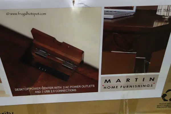 Martin Home Furnishings Ashland Writing Desk Costco