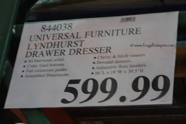 Universal Furniture Lyndhurst Dresser Costco Price
