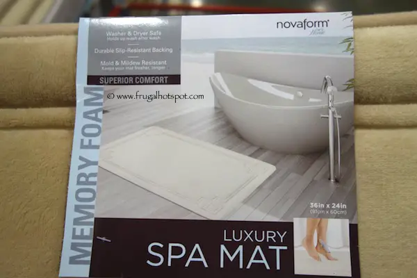 Novaform Memory Foam Luxury Spa Bath Mat Costco