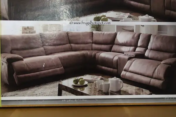 Cheers Riverton 6 Piece Reclining Sectional Costco