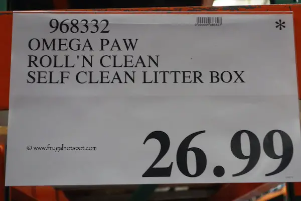 Omega Paw Roll'n Clean Self-Cleaning Litter Box Costco Price