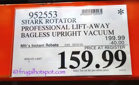 Shark Rotator Professional Lift-Away Bagless Upright Vacuum Costco Price | Frugal Hotspot