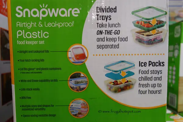 Snapware 34 Piece Plastic Food Keeper Set Costco