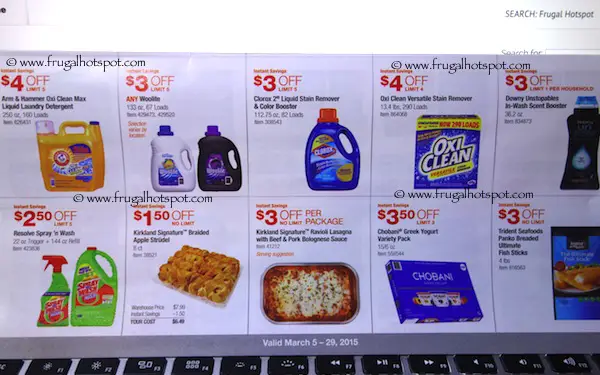 Page 12. Costco Coupon Book: March 5, 2015 - March 29, 2015.
