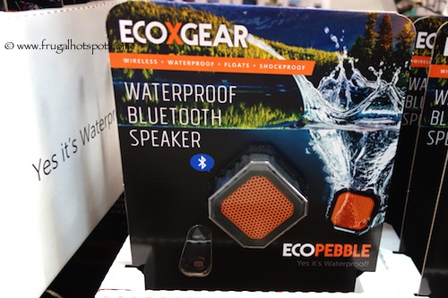 Ecopebble Waterproof Bluetooth Speaker by Ecoxgear Costco