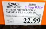 Costco Sale Price: First Alert Photoelectric Smoke & Fire Alarm 2-Pack