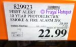 Costco Sale Price: First Alert Photoelectric Smoke & Fire Alarm 2-Pack