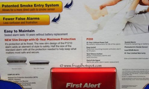 First Alert Photoelectric Smoke & Fire Alarm 2-Pack at Costco