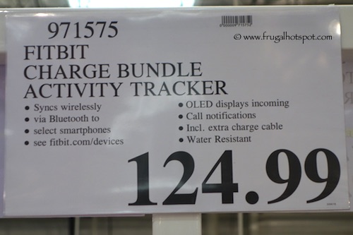 Fitbit Charge Wireless Activity + Sleep Wristband Bundle Costco Price