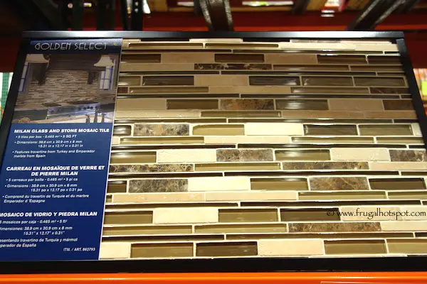 Golden Select Milan Mosaic Tile 5 Sq Ft Costco