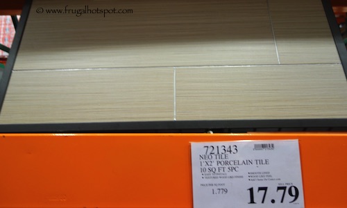 Neo Tile Urban Groove Light Grey Porcelain Tile 10 Sq Ft Costco Price