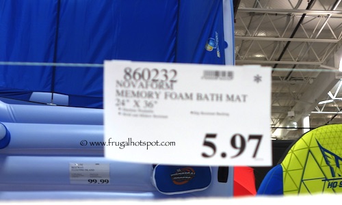 Novaform Memory Foam Bath mat Costco Price