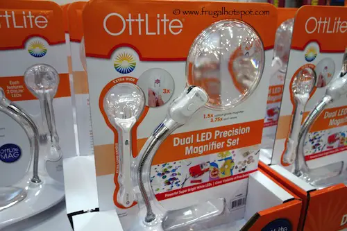 OttLite Dual LED Precision Magnifier Set Costco