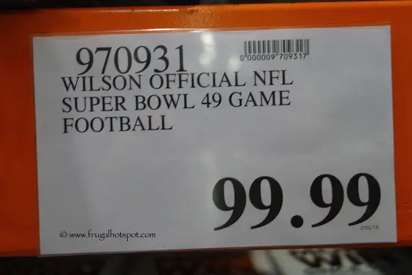 Super Bowl XLIX Wilson Official Game 49 Football Costco Price
