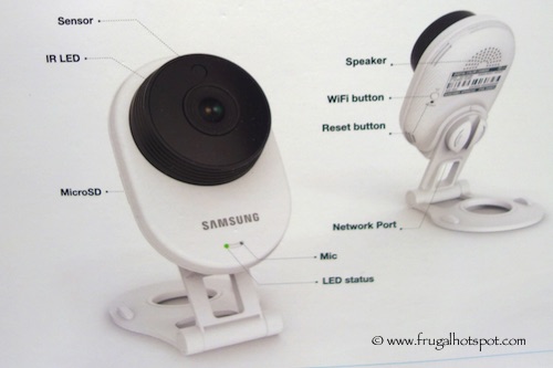 Samsung SNH-E6413BN SmartCam 1080p HD Home Monitoring Camera Costco