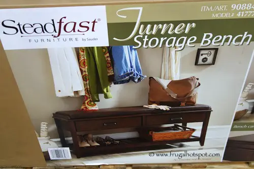 Sauder Steadfast Furniture Turner Storage Bench Costco
