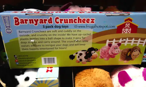 Think! Barnyard Chruncheez Dog Toys 3 Pack Costco