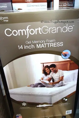 Novaform Comfort Grande 14" Gel Memory Foam Mattress Costco