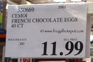 Cemoi French Milk Chocolate Hollow Eggs Costco Price