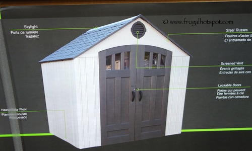 Costco: Lifetime 8' x 6.5' Resin Outdoor Storage Shed