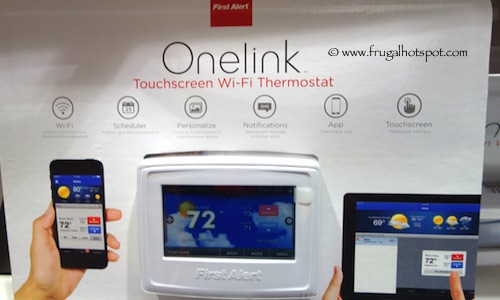 First Alert OneLink Touchscreen Wi-Fi Thermostat Costco