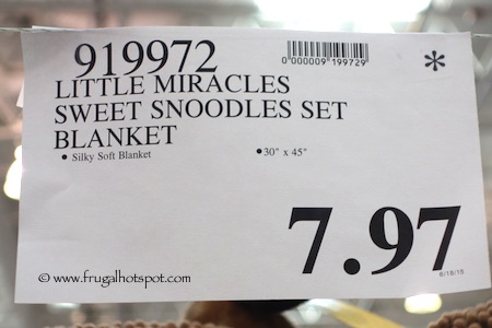 Little Miracles Sweet Snoodles Blanket Set Costco Price